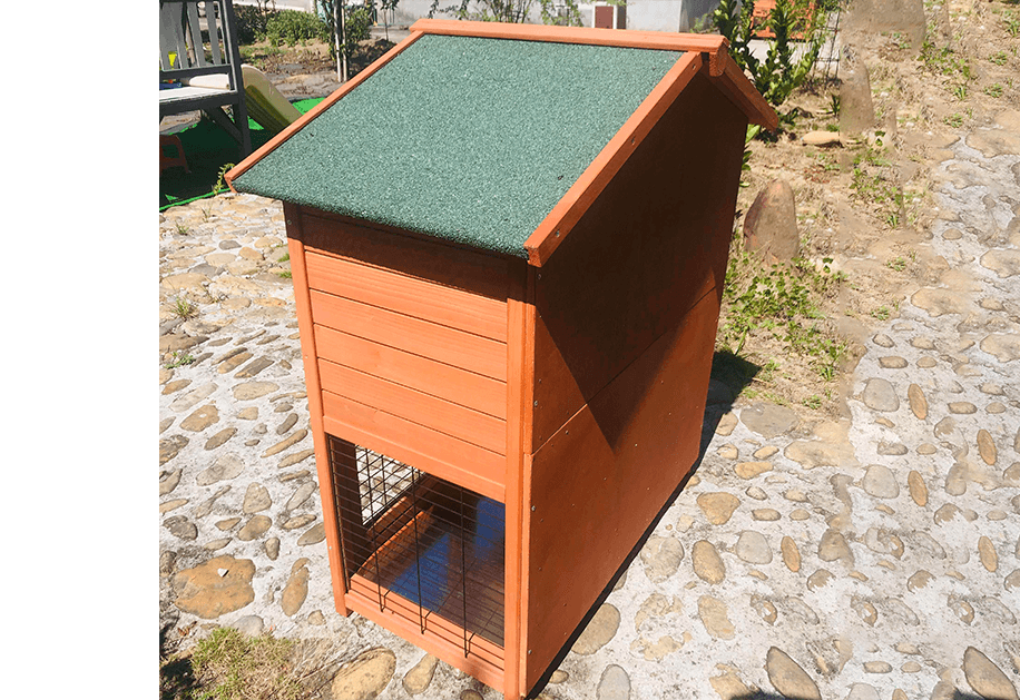 Wooden Rabbit Hutch SDR009-T2