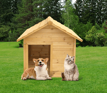 Wooden Dog Kennel