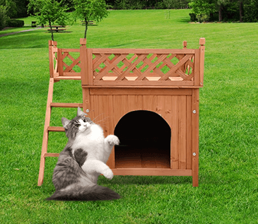 Wooden Cat House