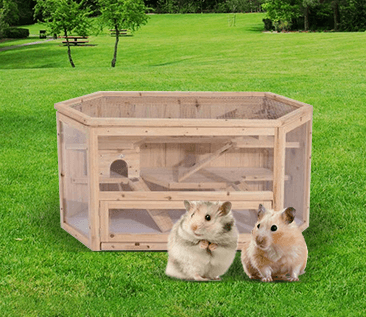 Wooden Hamster Cage