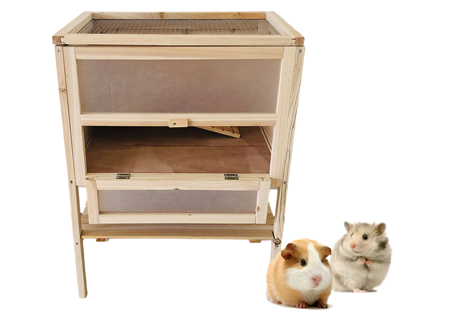 Wooden Hamster Cage SDHC003