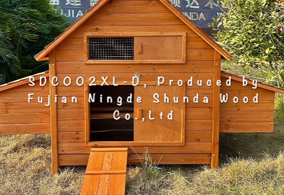 Wooden Chicken Coop SDC002XL-D