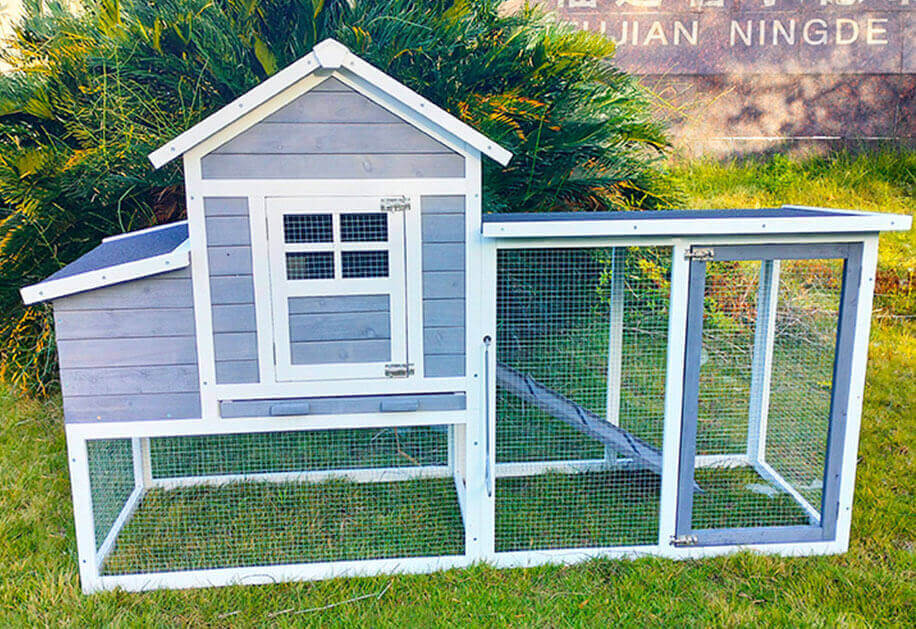 Wooden Chicken Coop SDC029-Gray