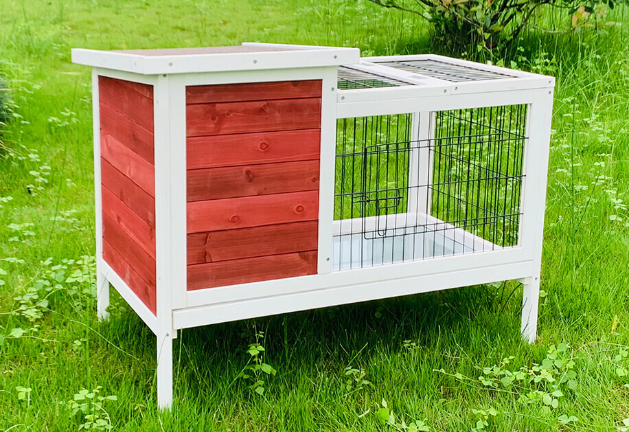 Wooden Rabbit Hutch SDR011	